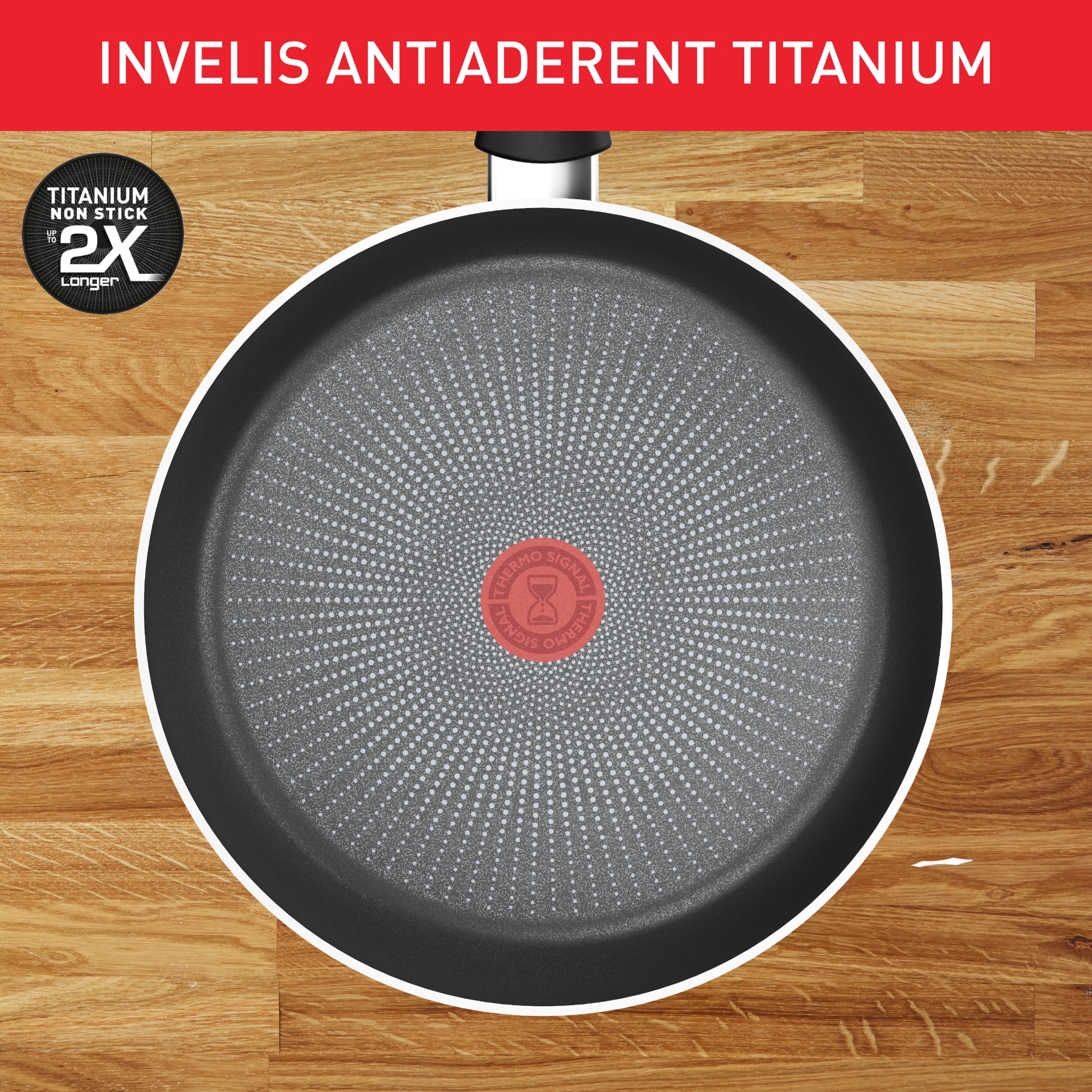 Tigaie Tefal Force, 28 cm, indicator Thermo-Signal, compatibil cu ...