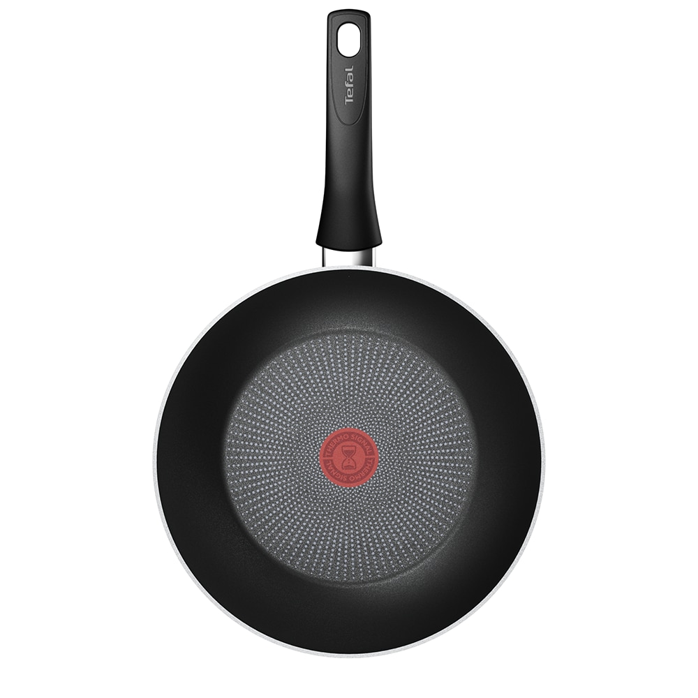 Tigaie Wok Tefal Force, 28 Cm, Indicator Thermo-Signal, Compatibil Cu ...