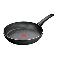 Tigaie Tefal Force, 28 cm, inductie, indicator Thermo-Signal, invelis antiaderent Titanium, negru