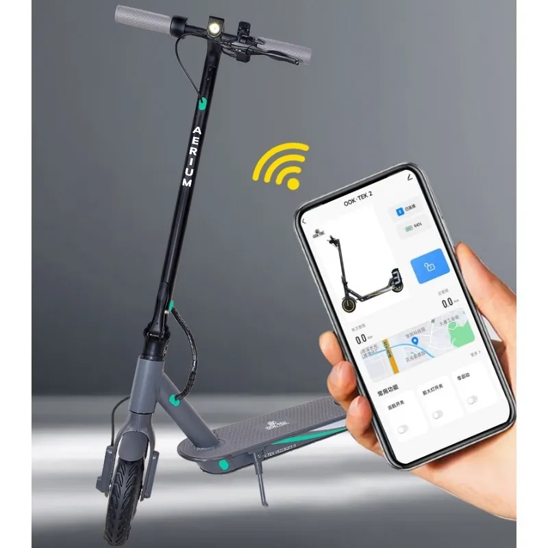 Trotineta electrica AERIUM T350 PRO albastru, 350 W, autonomie