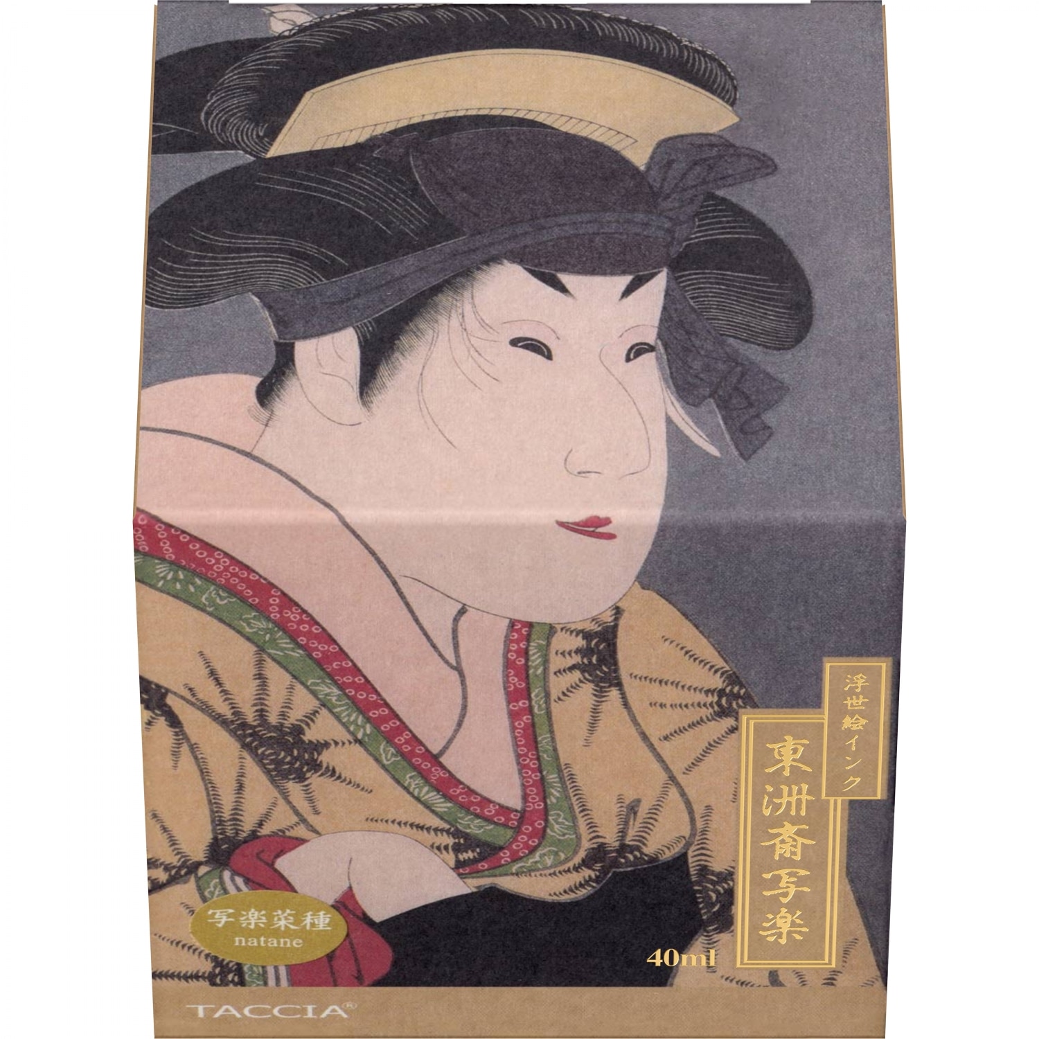Taccia Ukiyo-e Sharaku Natane Tinte 40ml - Japanische Füllfederhalter Tinte Gelb