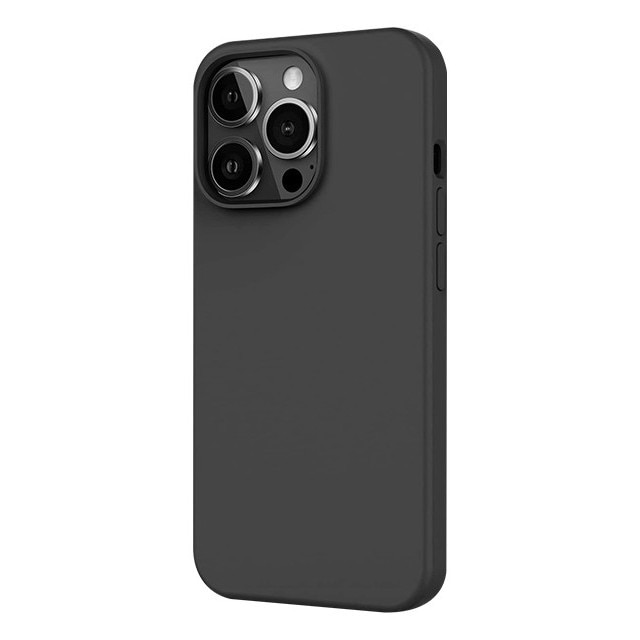 Husa Spate Upzz Beline Soft Slim Compatibila Cu iPhone 15 Pro Max, Silicon Slim, Negru