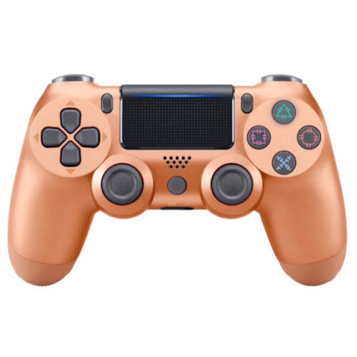 Безжичен контролер, За PS4/PS3/Android/PC/IOS, Bluetooth и WIFI връзка, Двойна вибрация, VIELLAN, Метална мед