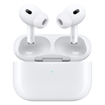 Casti Apple Airpods Pro (2nd Generation) Carcasa MagSafe (USB-C) - 2023 Casti Apple Airpods Pro (2nd Generation) Carcasa MagSafe (USB-C) - 2023