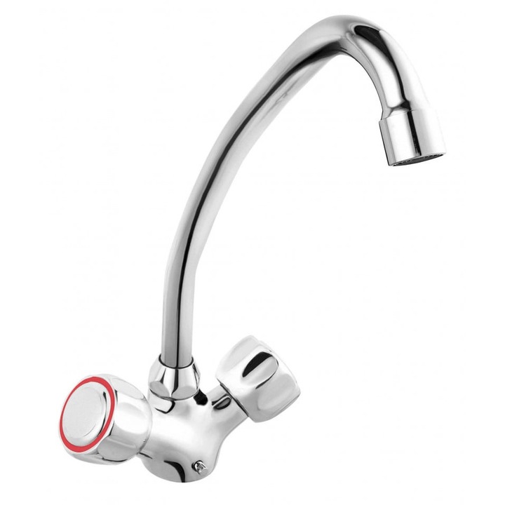 Baterie stativa spalator Ferro Standard, crom