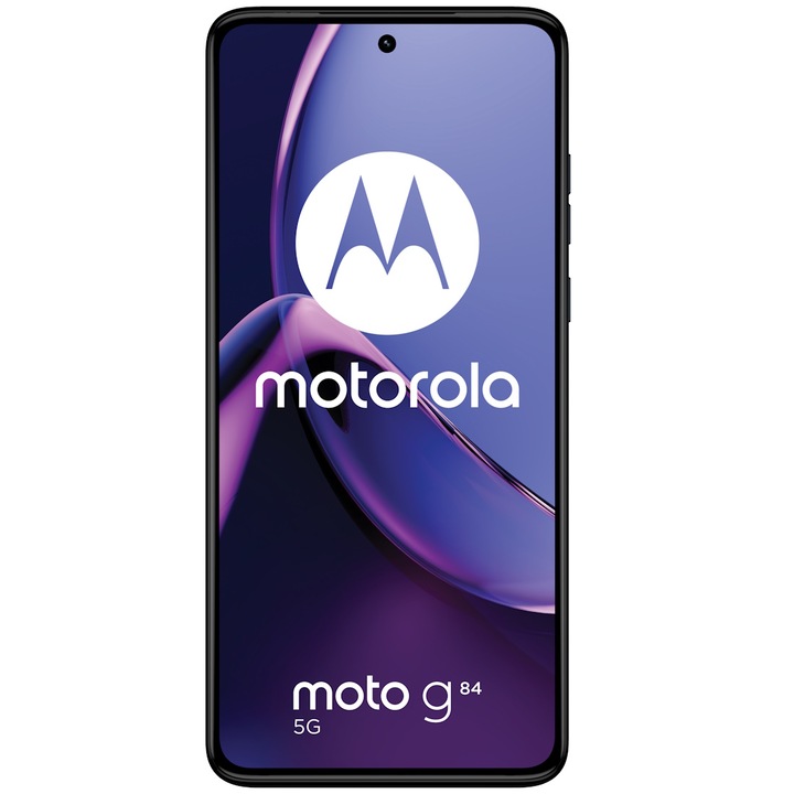 Motorola Moto g84 Mobiltelefon, Dual SIM, 256GB, 12GB RAM, 5G, Fekete