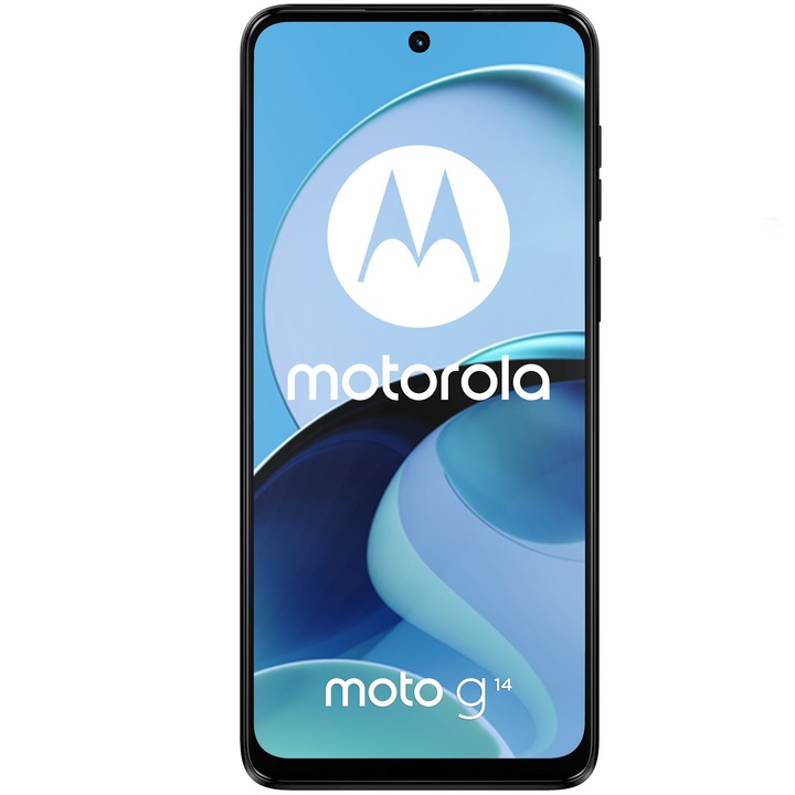 Мобилен телефон Motorola Moto g14, Dual SIM, 128GB, 4GB RAM, Sky Blue