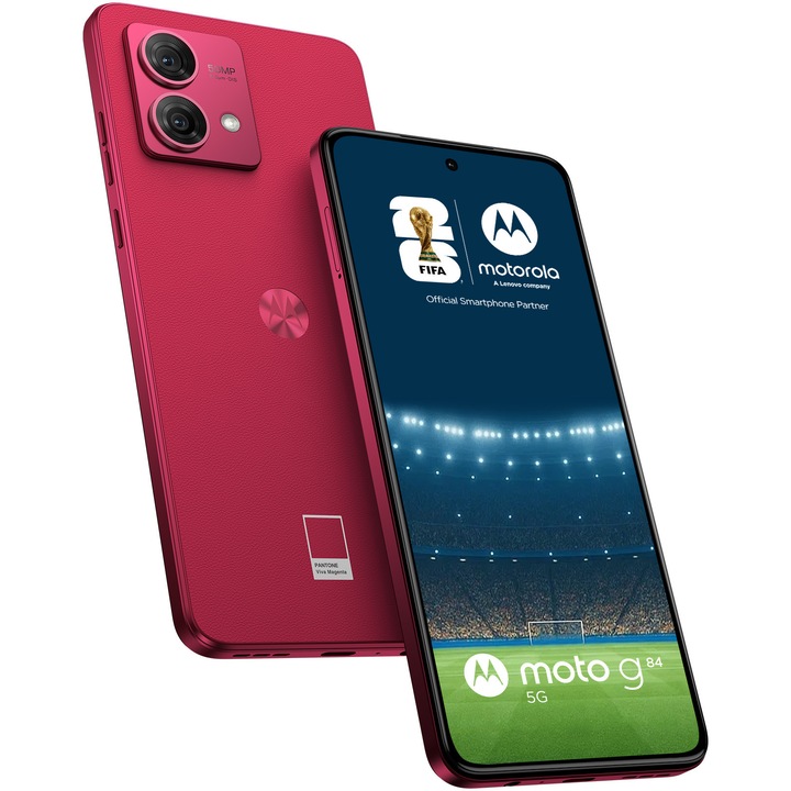 Смартфон Motorola Moto g84, 256GB, 12GB RAM, 5G, Viva Magenta