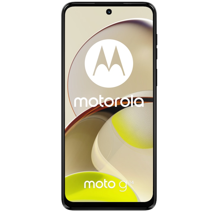 Мобилен телефон Motorola Moto g14, Dual SIM, 128GB, 4GB RAM, Butter Cream