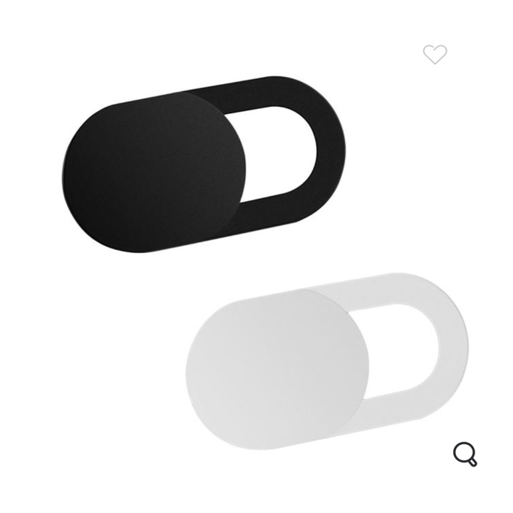 Set de 2 protectii pentru webcam, compatibile cu tablete, laptopuri si telefoane