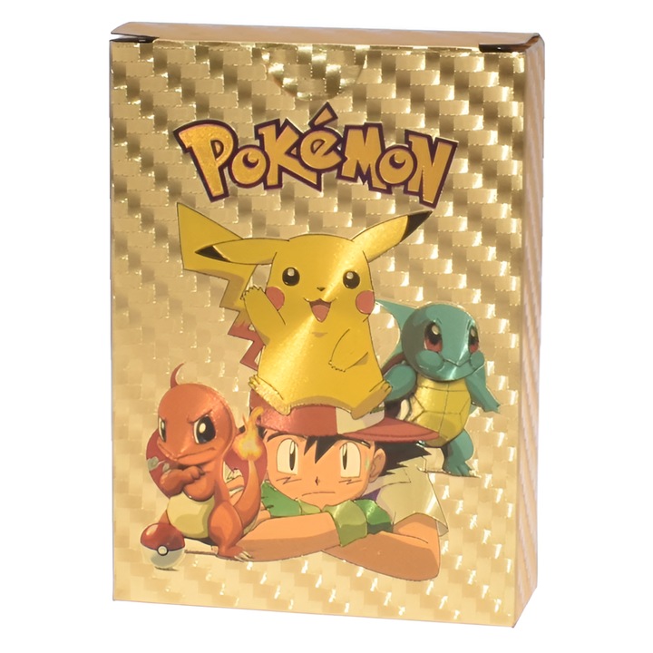 Joc de carti Pokemon Gold 55 piese, E-manor®
