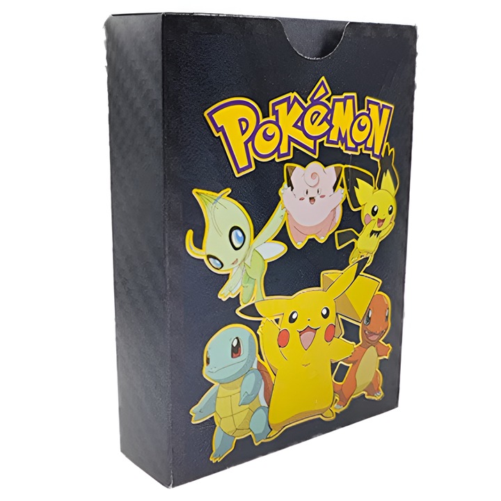 Joc de carti Pokemon Black 55 piese, E-manor®