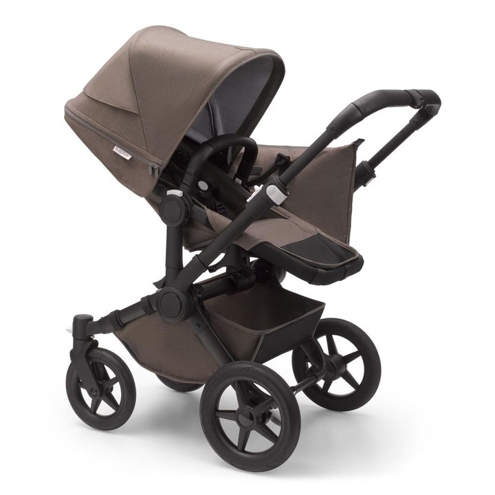 Детска количка Bugaboo Donkey 5 Mono Mineral Black/Taupe