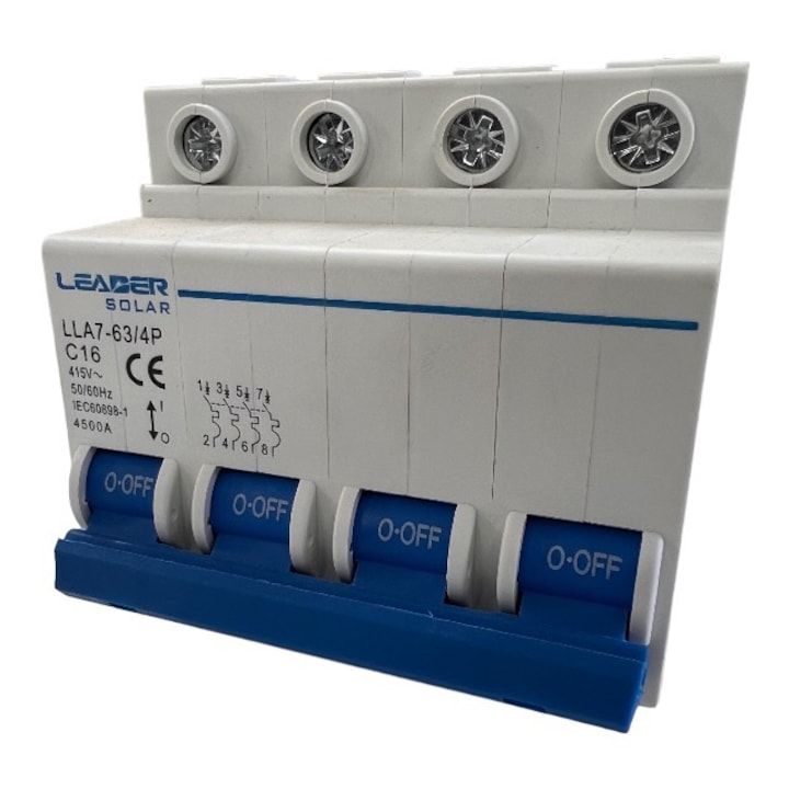 Siguranta automata fotovoltaice 16A 4P