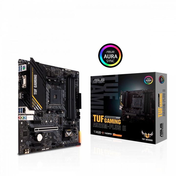 Asus TUF GAMING A520M-PLUS II, 169118, Alaplap