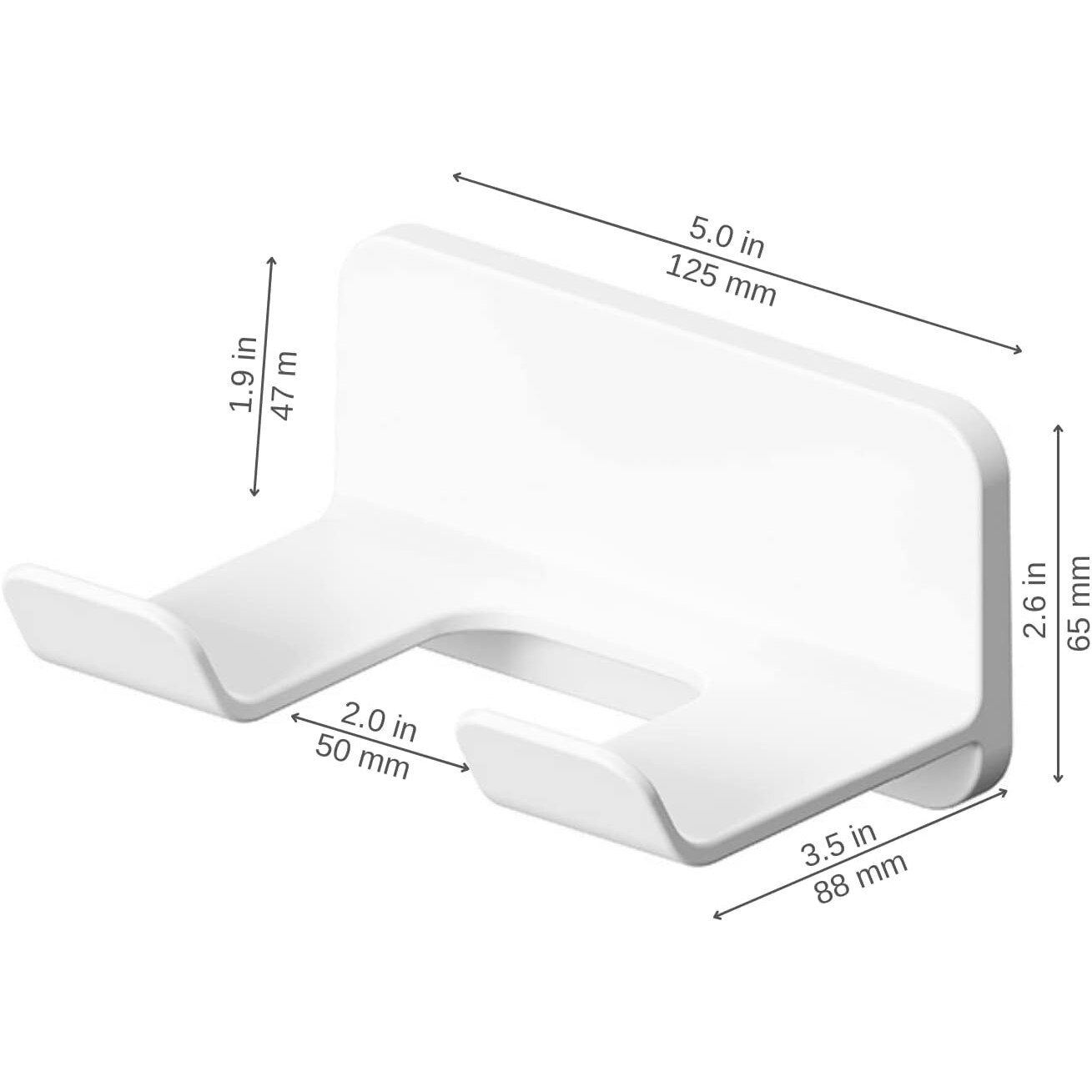 Suport Pentru Uscator De Par Sunmostar ABS 125 X 65 X 47 Mm Alb suport-pentru-uscator-de-par-sunmostar-abs-125-x-65-x-47-mm-alb