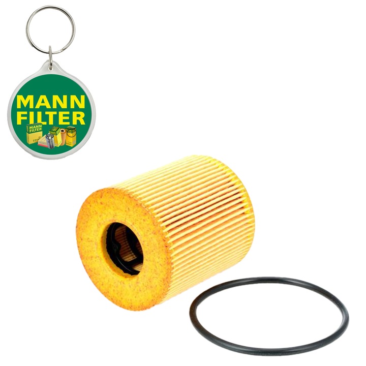Filtru ulei MANN FILTER HU711/51X, se potriveste DS DS 3, DS 4, DS 5, DS 7, VOLVO C30, C70 II, S40 II, S80 II, V50, V70 III, CITROEN BERLINGO, BERLINGO MULTISPACE, BERLINGO/MINIVAN, C-CROSSER 1.1-3.2D 06.96- si breloc Mann