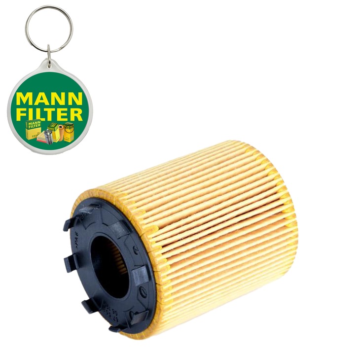 MANN FILTER HU713/1X olajszűrő, illik az ABARTH 124 SPIDER, 500 / 595 / 695,500C / 595C / 695C, GRANDE PUNTO, PUNTO, PUNTO EVO, ALFA ROMEO GIULIETTA, DLPODGERD MITO, CHARTTA1.0.2G CHARTTA1.0 3 - és Mann kulcstartó