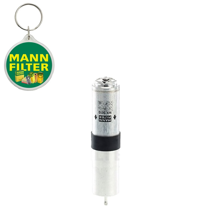 Filtru combustibil MAN FILTER WK5010, compatibil cu BMW 3 (E46), 3 (E90), 3 (E91), 3 (E92), 3 (E93), X1 (E84), X3 (F25), X4 (F26) 2.0-3.0D 12.04-03.18 si breloc Mann