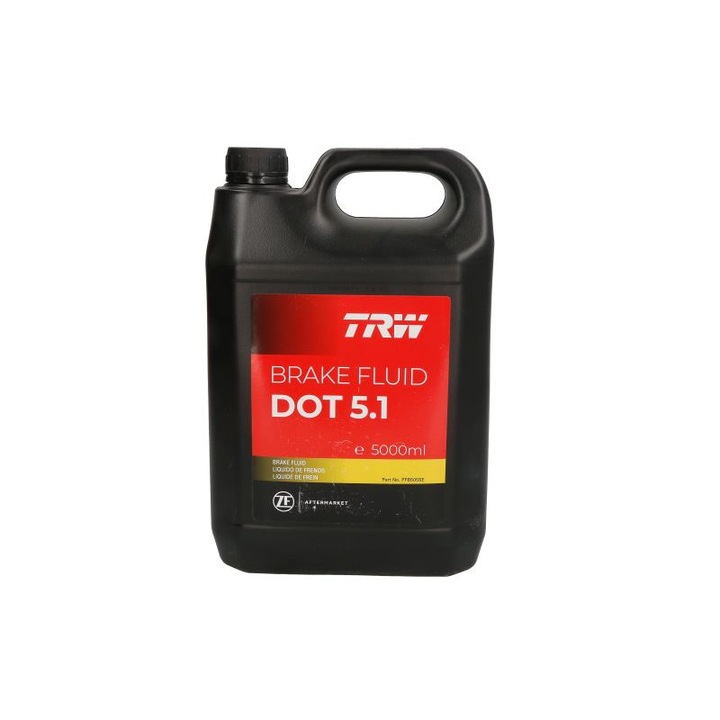 Спирачна течност DOT5.1 5L, суха 269°C, мокра 167°C, вискозитет 810 mm²/sec
