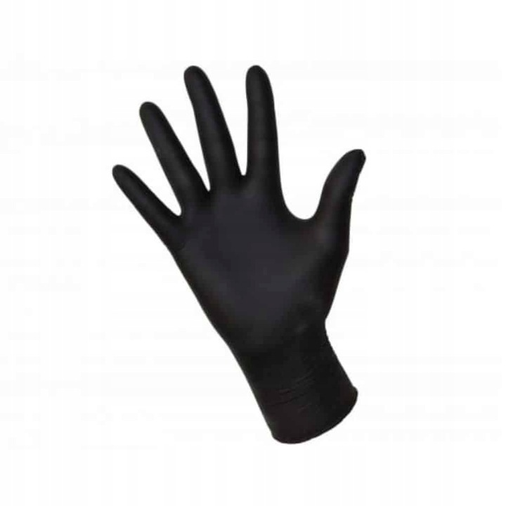 Set 100 manusi, nitril, negru, M
