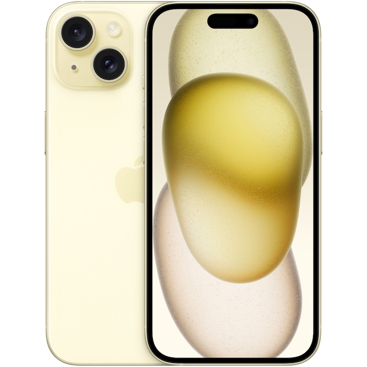 Смартфон Apple iPhone 15, 128GB, 5G, Yellow