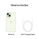 Telefon mobil Apple iPhone 15, 128GB, 5G, Green