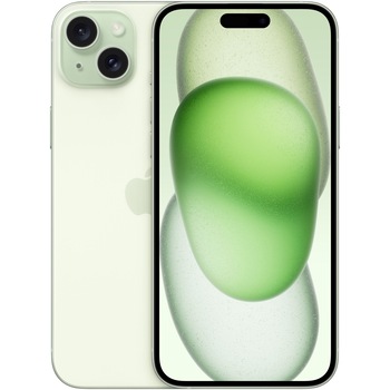 Telefon mobil Apple iPhone 15 Plus, 256GB, 5G, Green Telefon mobil Apple iPhone 15 Plus, 256GB, 5G, Green