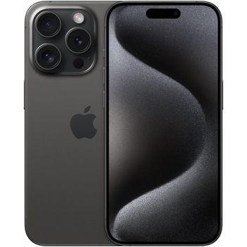 Telefon mobil Apple iPhone 15 Pro, 1TB, 5G, Black Titanium