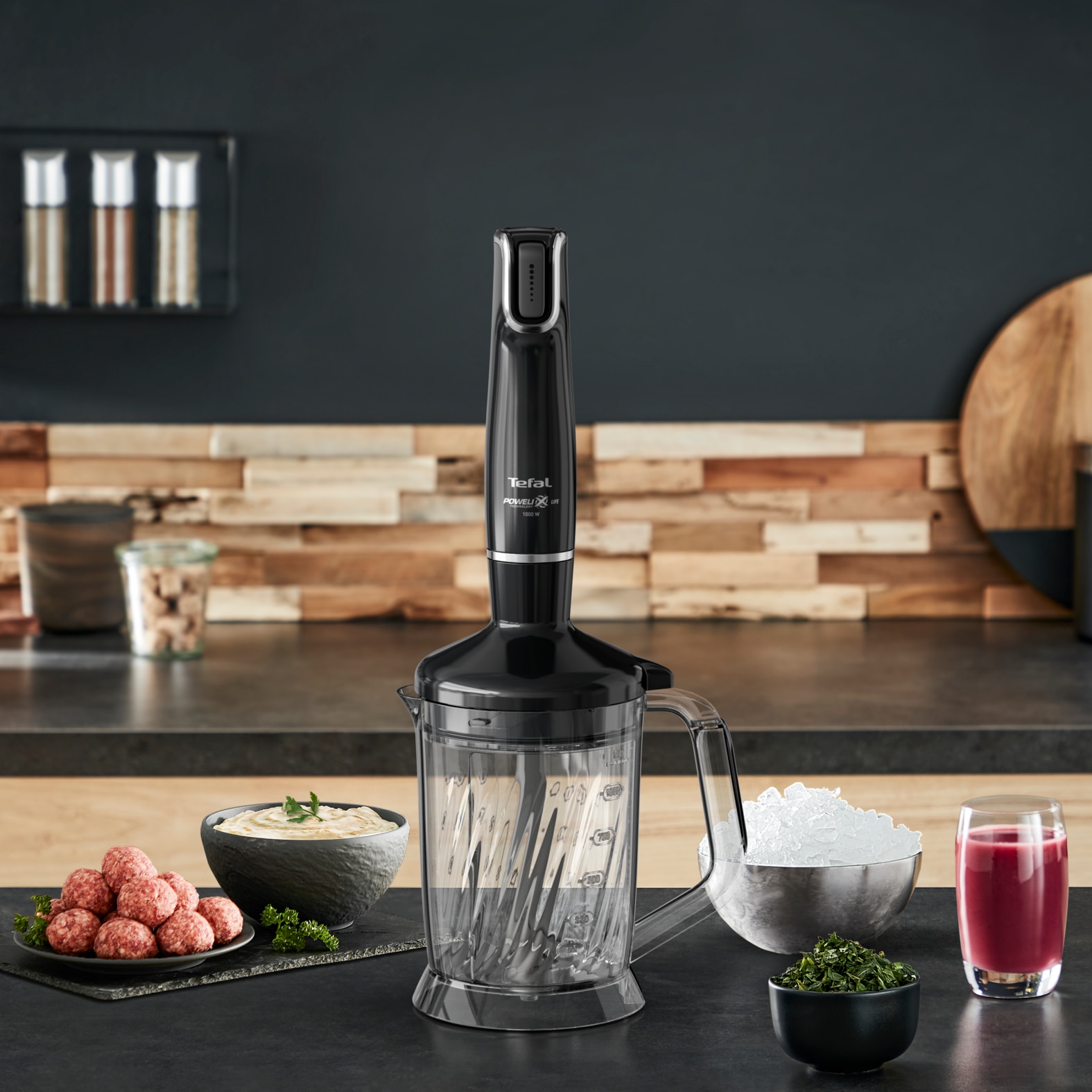 SEB INTERNATIONAL MS-652229 Coperchio per Frullatore - Blender Moulinex, Infinyforce, Infinyforce Pro, Infinyforce Ultimate, Optitouch, Quick Chef, Quickchef