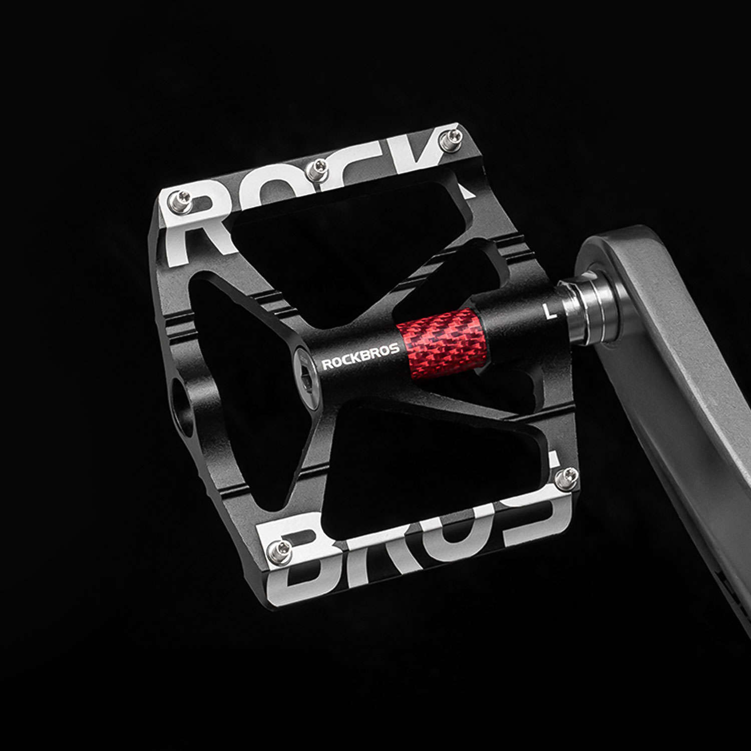 Pedali Bici ROCKBROS 9/16 Pollici | Alluminio/ Nylon Con Cuscinetti Sigillati | Piattaforma Universale | Coppia