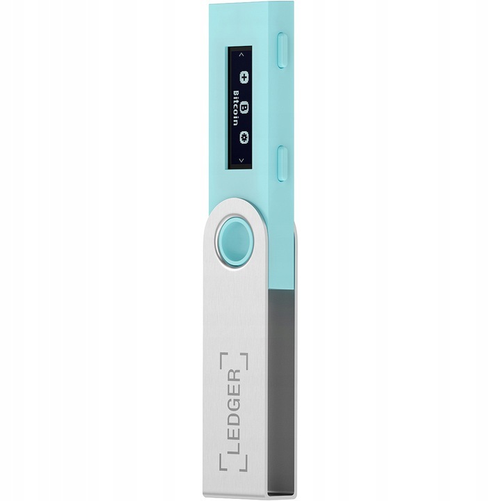 Криптографски хардуерен портфейл, Ledger Nano S Lagoon, син/сив