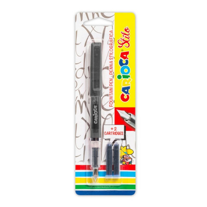 Писалка с патрон + 2 пълнителя Carioca Stilo