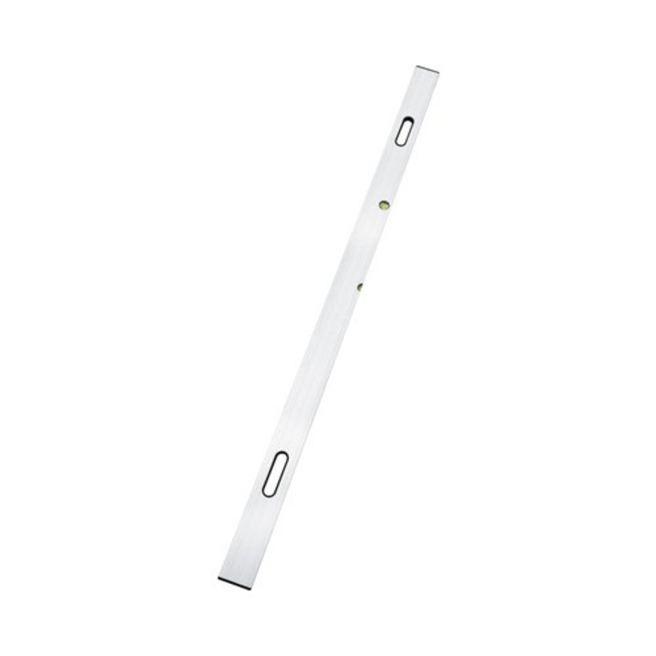 Dreptar Din Aluminiu Pentru Nivelat Maurerlob 200x10x1,8 Cm, Cu Manere, Incl. 2 Bule De Aer