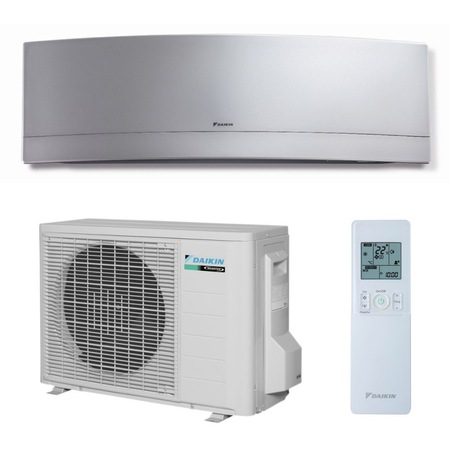 Aparat de aer conditionat Daikin Emura Silver FTXG20LS-RXG20L Inverter 7000 BTU, Clasa A+++, Auto-curatare, Auto-diagnoza, Display, Ochi inteligent, Flux 3D