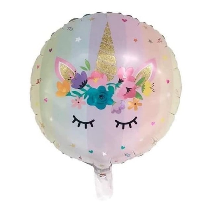 Комплект балони JUP DIWULI 5994252 1-139, 3 броя, Еднорог, Фолиеви, 46 см