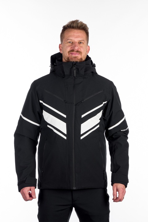 Geaca schi izolatie SEAL 3L 5K/5K pentru barbati Earl, Alb/Negru