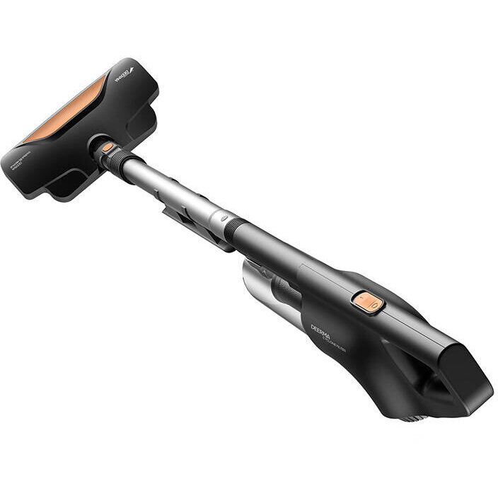 Aspirator vertical Deerma DX600, Cu fir, 600W, 16000Pa, Capacitate colectare 0.8L, Lungime cablu 4.5m, Negru