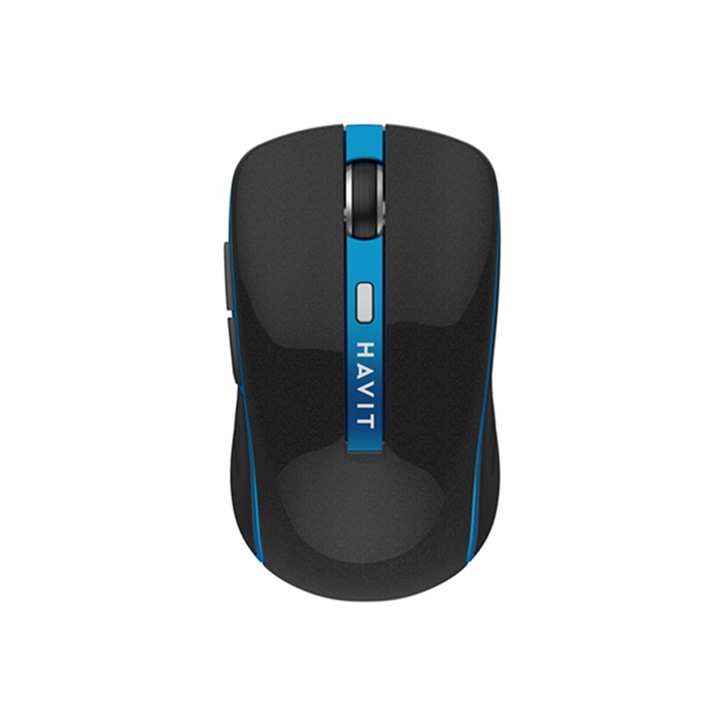 Vezeték nélküli egér 2.4G, 1000/1200/1600 DPI – Havit (MS951GT) – fekete/kék