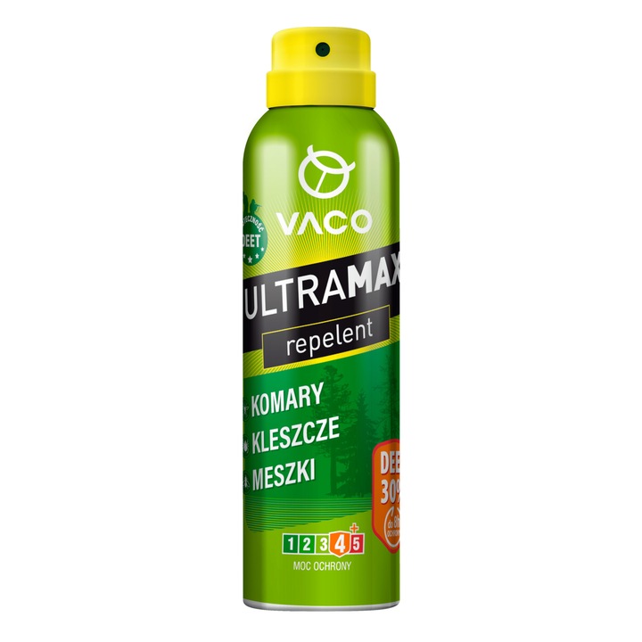 Spray pentru tantari, Vaco, UltraMax Aerosol 30%, 170 ml