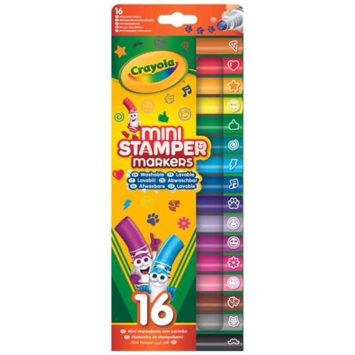 Set stilou Crayola: mini model - 16 buc
