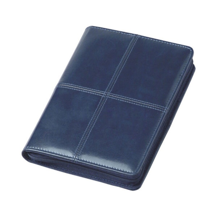 Agenda de lux 2026, datata zilnic, cu fermoar Bluette Blu, 15 x 21 cm