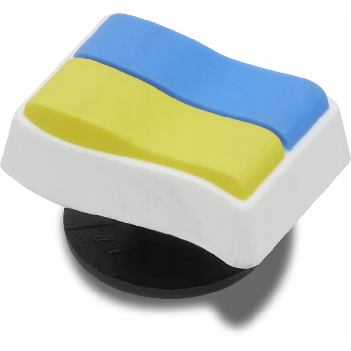 Аксесоар Crocs Jibbitz, флаг на Украйна, многоцветен