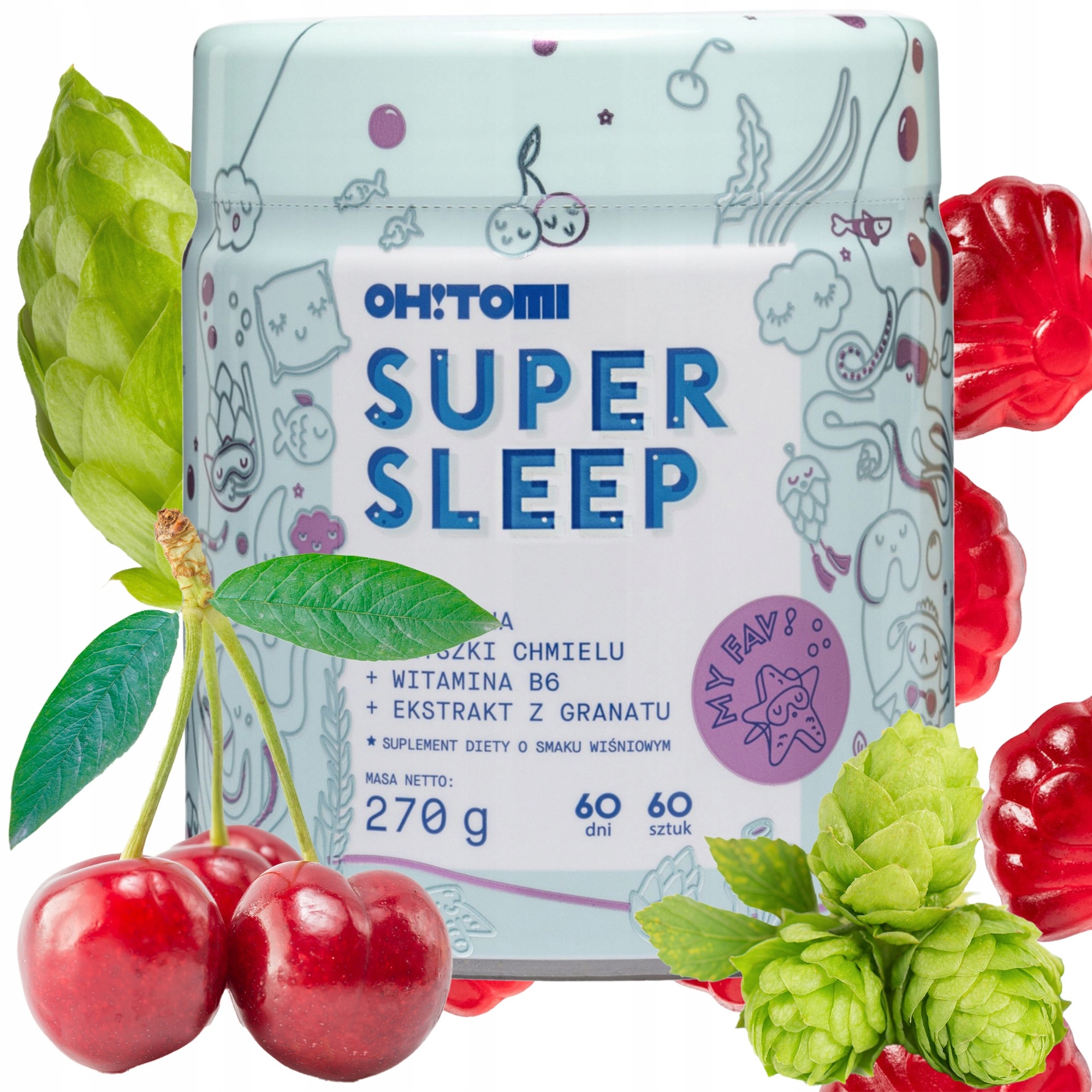 Supliment Alimentar, Oh!Tomi Super Sleep, Melatonina si Vitamina