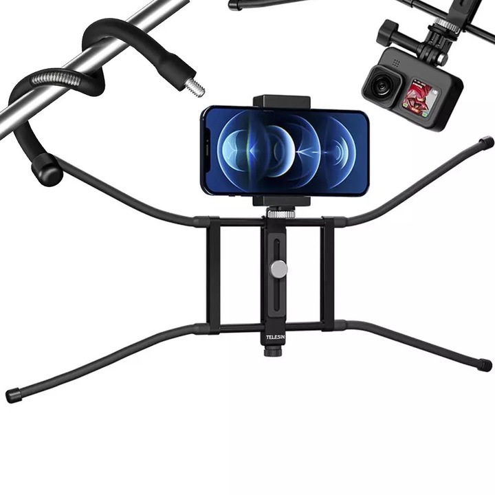 TELESIN TE-FM-001 система за закрепване на ограда за спортни камери