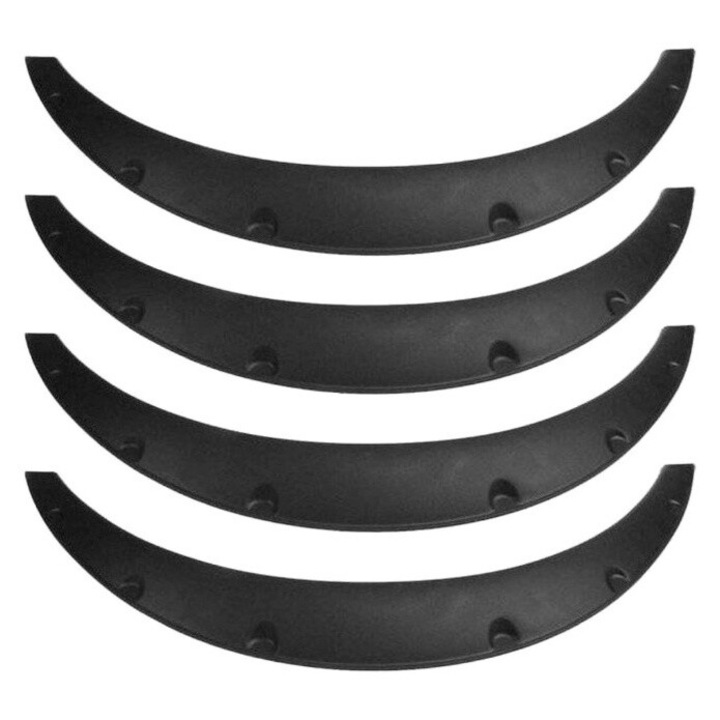 Set 4 protectii aripa auto universal fata + spate culoare negru