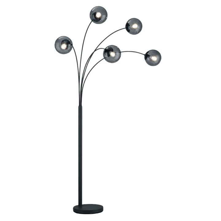 Lampadar Balini, Trio, Metal, E14, Gri