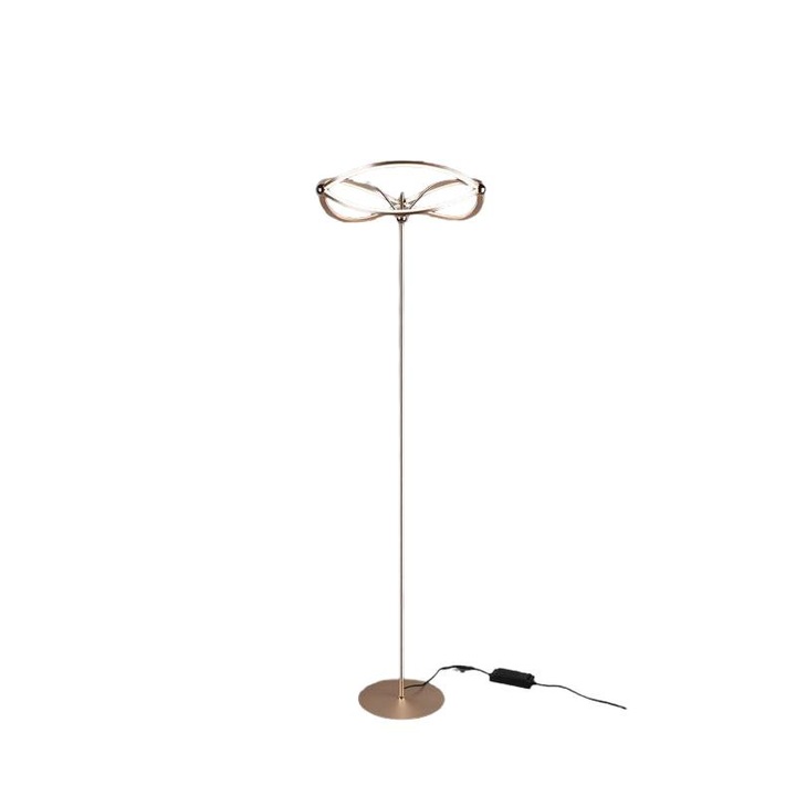 Charivari állólámpa, trió, fém, LED, bronz