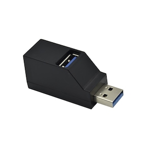 Hub adaptor splitter porturi USB 2.0, Sunmostar, Negru