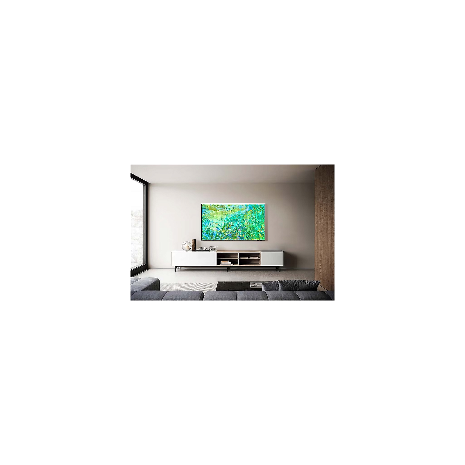 Televizor LED Samsung GU55CU8079UXZG, Smart TV 4K UHD, HDR, control vocal, 138 cm, negru